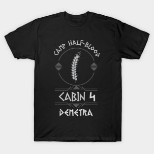 Cabin #4 in Camp Half Blood, Child of Demetra – Percy Jackson inspired design T-Shirt